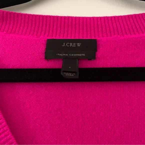 J. Crew Pink Italian Cashmere Sweater Small - Picture 3 of 4